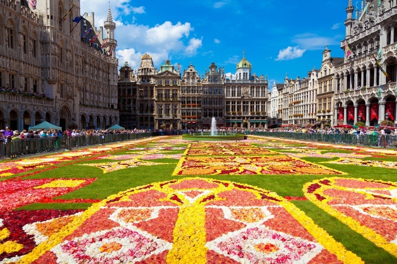 grand'place bloementapijt
